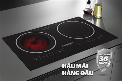 Bếp đôi điện từ hồng ngoại Sunhouse SHB8609 – ảnh 7