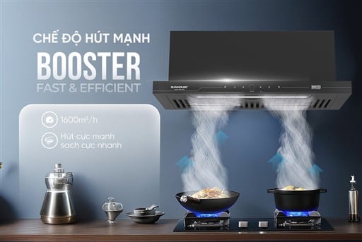 Máy hút mùi âm tủ Sunhouse SHB72025 – ảnh 7