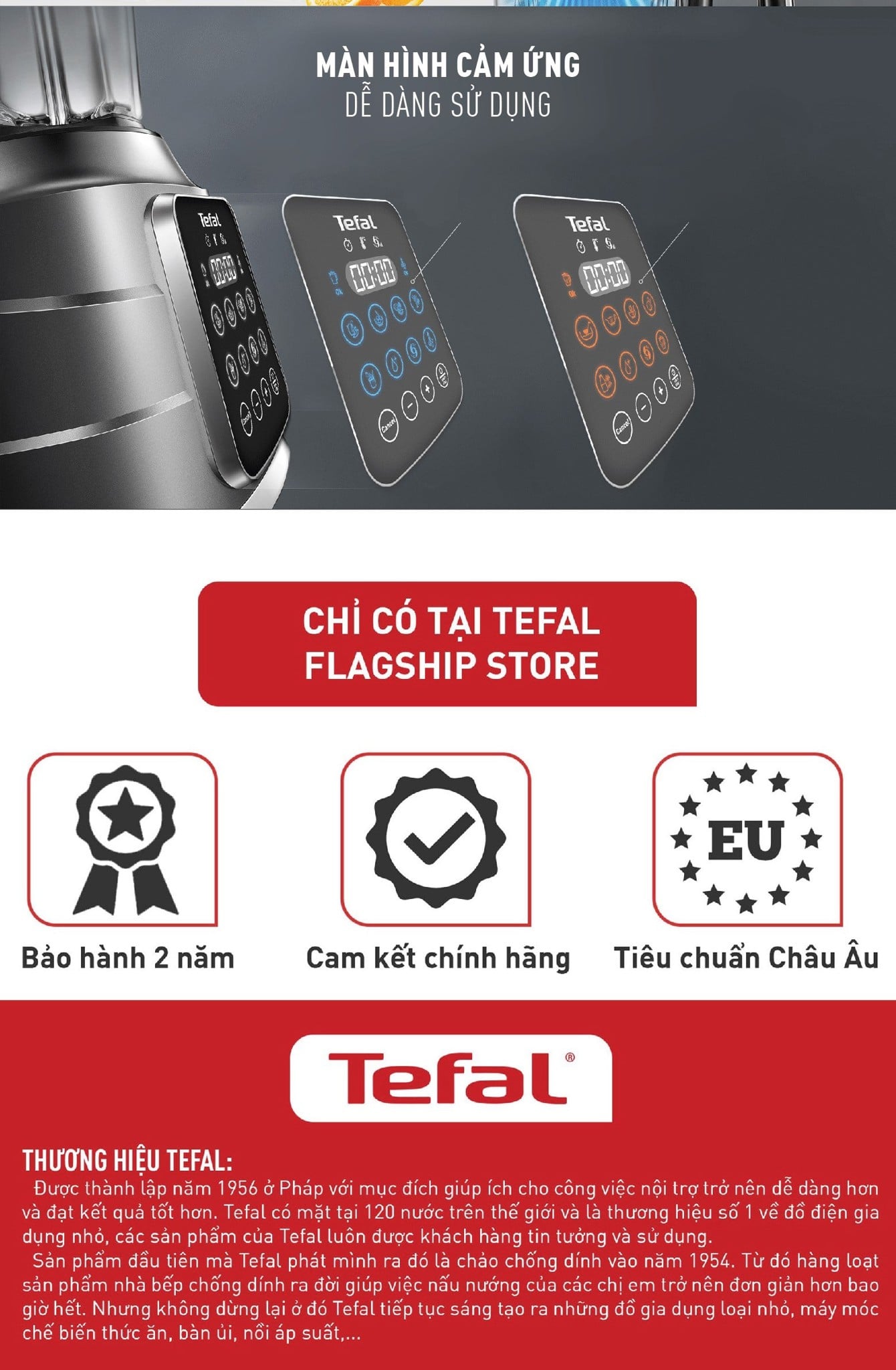 Máy xay sinh tố và làm sữa hạt đa năng Tefal UBB BL985A31 - 1300W - 2 cối – ảnh 7