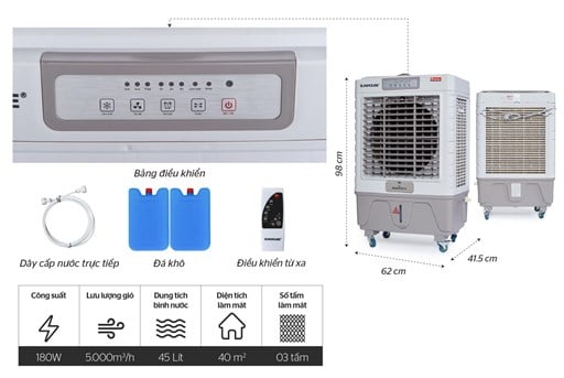 Máy làm mát không khí Sunhouse SHD7746 – ảnh 7