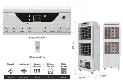 Máy làm mát không khí Sunhouse SHD7756 – ảnh 7