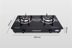 Bếp gas dương kính Sunhouse SHB3819MT ảnh 2