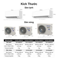 Máy lạnh điều hòa Inverter 1.5HP 1 chiều Panasonic CU/CS-LU12AKH-8 ảnh 4