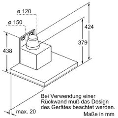 Máy Hút Mùi Treo Tường Bosch DWB97LM50 Series 6 ảnh 8