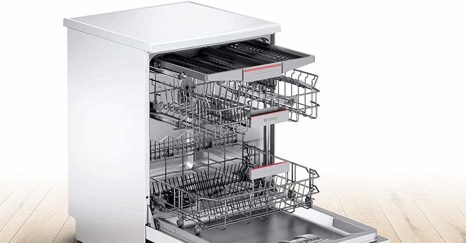 Máy rửa chén Bosch SMS46NW03E Độc Lập Series 4
