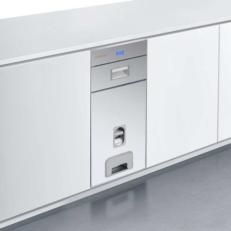 Thùng gạo Eurogold B301 - màu bạc