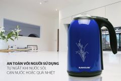 Ấm siêu tốc inox 2 lớp 1.7 l Sunhouse SHD1382B ảnh 5
