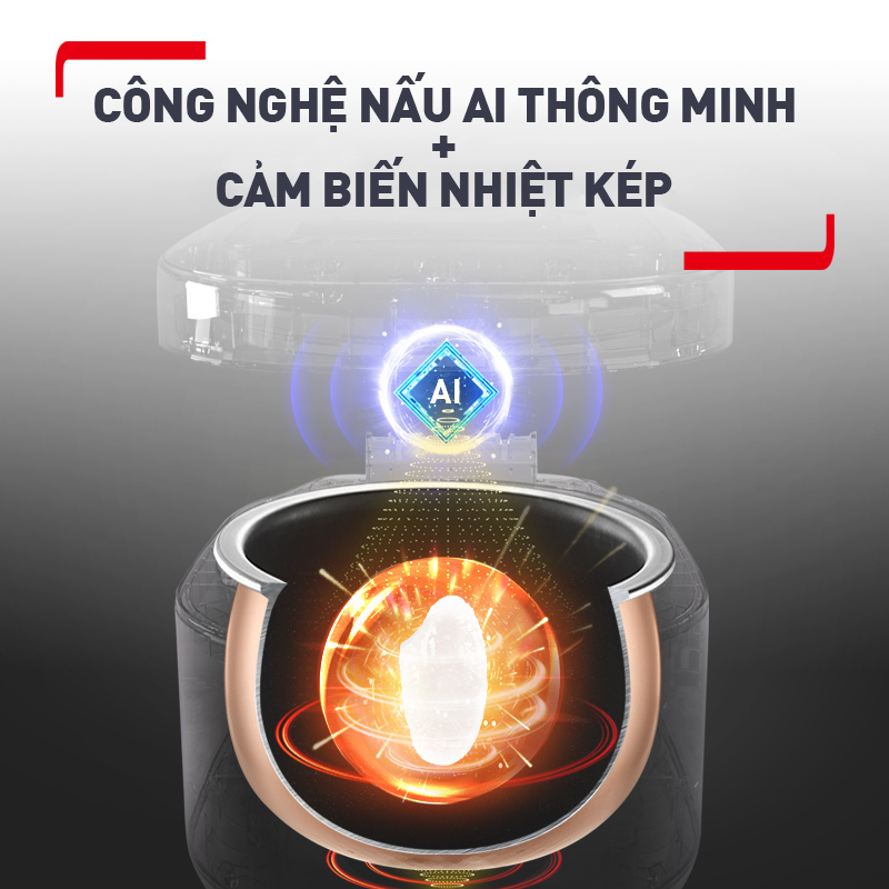 Nồi cơm cao tần Tefal Rice Master RK818A68 - 1.8L – ảnh 8