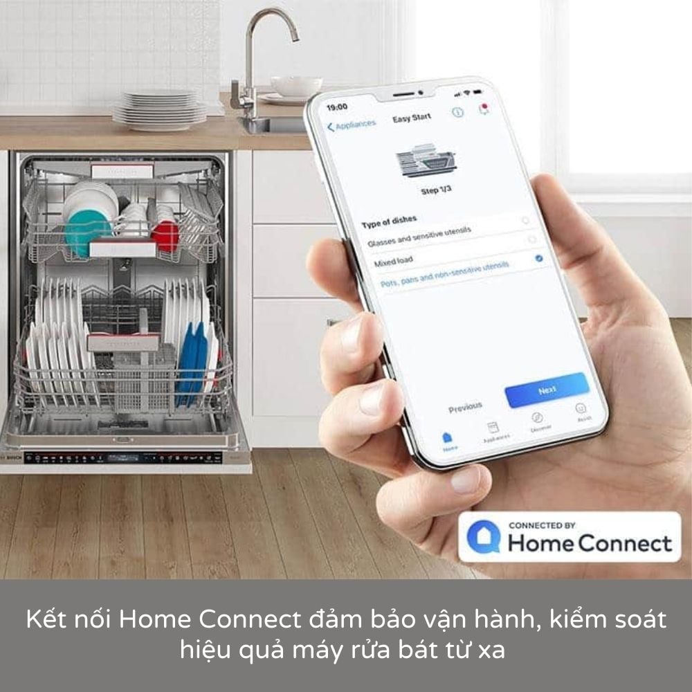 Độc lập, đặt đâu cũng được – Máy rửa chén Bosch SMS4ECI14E Series 4 Độc Lập