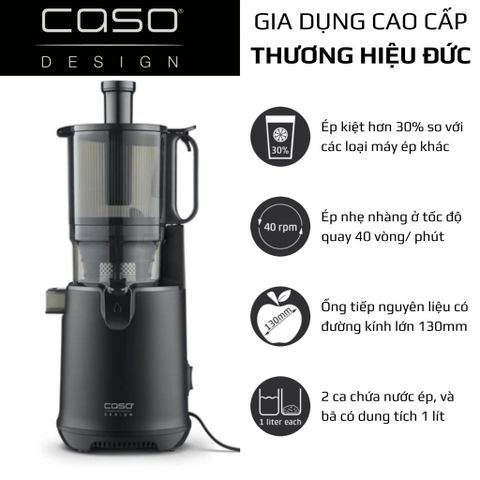 Máy Ép Chậm CASO SJW 600 XL