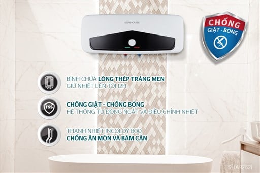 Bình nước nóng 20L Sunhouse SHA9262L – ảnh 2