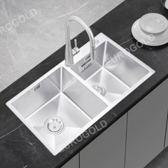 Chậu rửa bát Eurogold EUC28248GA - 820x480x230mm