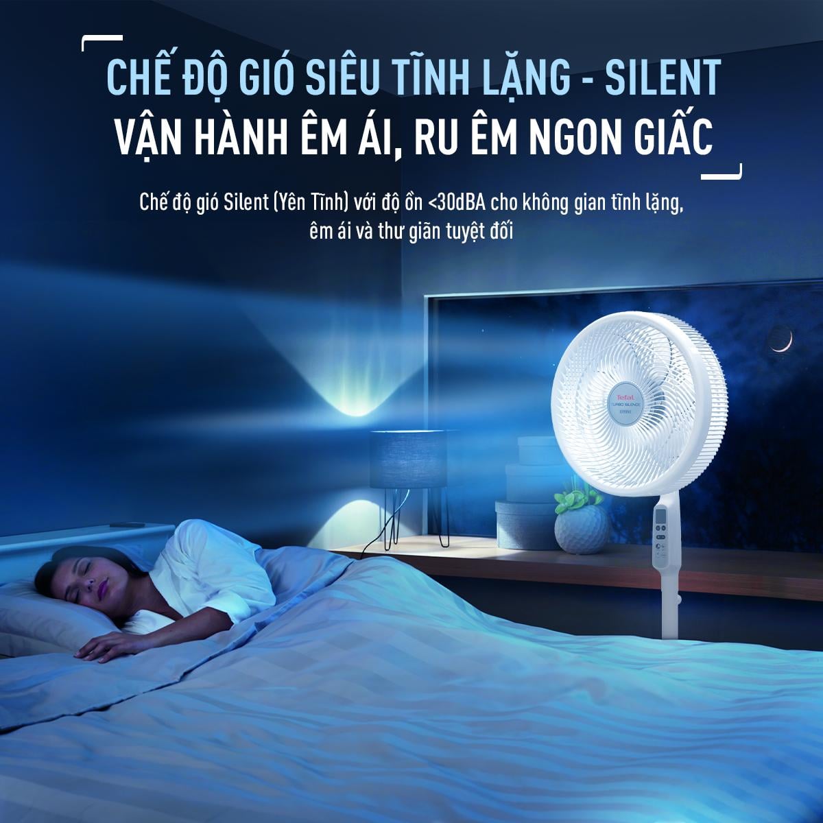 Quạt đứng Tefal Turbo Silence Extreme VH699690 - Trắng – ảnh 3