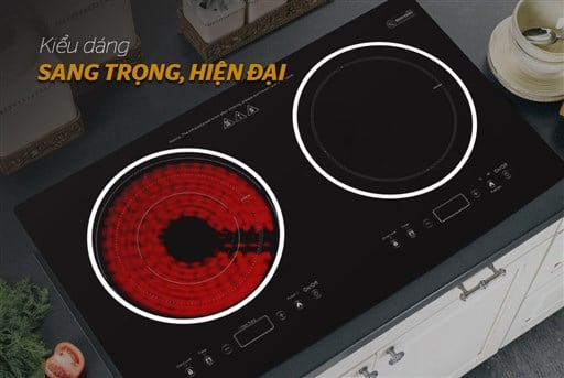 Bếp đôi điện từ hồng ngoại Sunhouse SHB8609 – ảnh 8