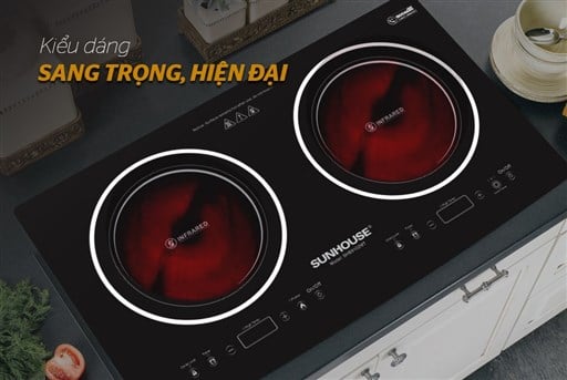 Bếp đôi hồng ngoại Sunhouse SHB9102MT – ảnh 8