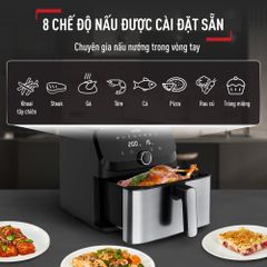 Nồi chiên không dầu Tefal Mega EY8558E0 7.5L - Black ảnh 4