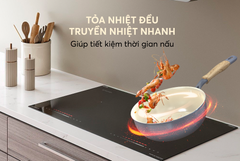 Chảo sâu phủ sứ đáy từ Sunhouse healthy SDP26M ảnh 8