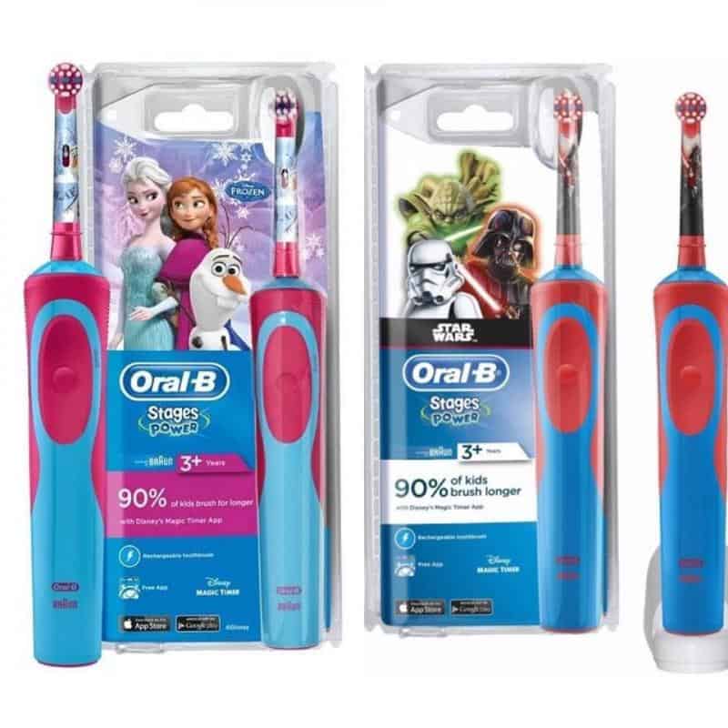 Bàn Chải Điện Trẻ Em Oral-B Stages Power Frozen 5+ – ảnh 3