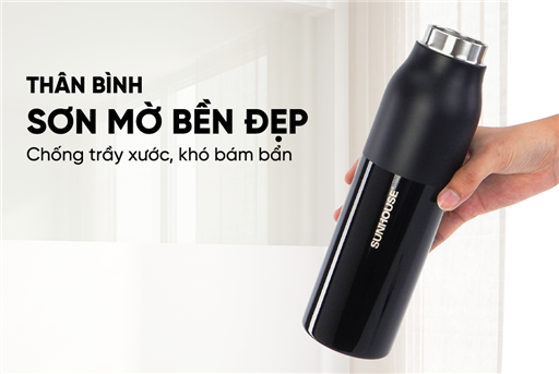 Bình giữ nhiệt refined 600ML Sunhouse KS-TU600RB – ảnh 8