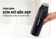 Bình giữ nhiệt refined 600ML Sunhouse KS-TU600RB ảnh 8