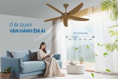 Quạt trần 5 cánh Sunhouse apex APF7667YB ảnh 6