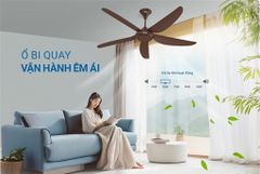 Quạt trần 5 cánh Sunhouse apex APF7667B ảnh 6