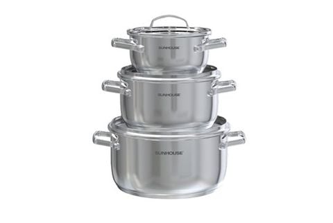 Bộ nồi inox 304 Sunhouse healthy SHG605