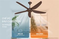 Quạt trần 5 cánh Sunhouse apex APF7667B ảnh 7