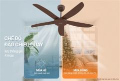 Quạt trần 5 cánh Sunhouse apex APF7665B ảnh 7