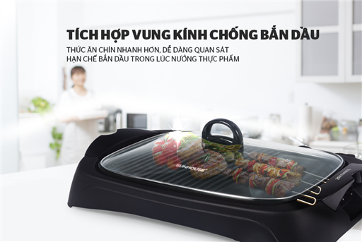 Bếp nướng điện Sunhouse SHD4602 – ảnh 2