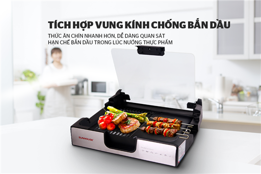 Bếp nướng điện Sunhouse SHD4603 – ảnh 3