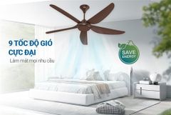 Quạt trần 5 cánh Sunhouse apex APF7667B ảnh 8
