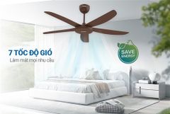 Quạt trần 5 cánh Sunhouse apex APF7665B ảnh 8