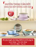  Bộ 3 nồi chảo cán rời Tefal Ingenio Serenity L827S404/L830S404/L828S404, quánh 20cm/ chiên 22cm/chiên 28cm, xanh dương 