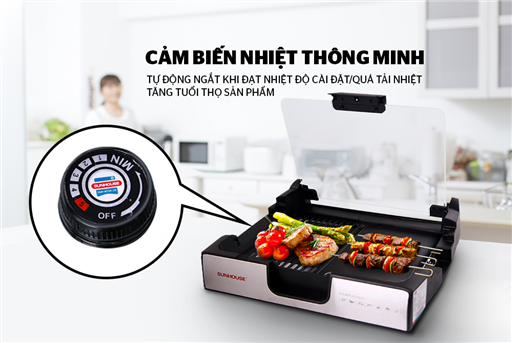 Bếp nướng điện Sunhouse SHD4603 – ảnh 8