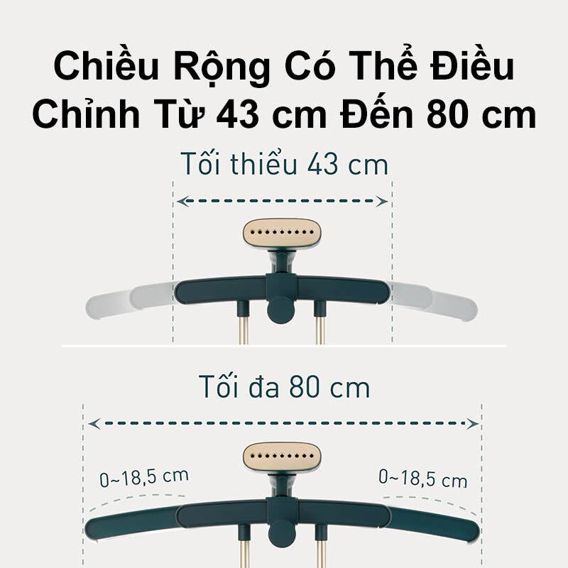 Bàn ủi cây công suất cao đến 2400 W* cùng móc treo mở rộng giúp ủi phẳng linh hoạt nhanh chóng Panasonic NI-GWG090GRA – ảnh 6