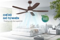 Quạt trần 5 cánh có đèn Sunhouse apex APF7682B ảnh 5