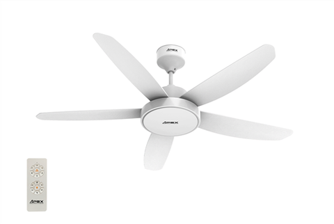Quạt trần 5 cánh có đèn Sunhouse apex APF7678W