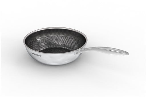 Chảo xào inox liền đáy hybrid Sunhouse healthy IN28M8 – ảnh 2