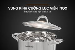 Nồi inox 3 đáy Sunhouse SHG301-32 ảnh 8