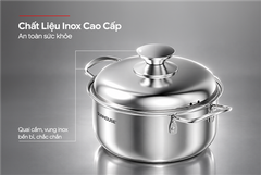 Bộ nồi inox 1 đáy Sunhouse SH224 ảnh 7