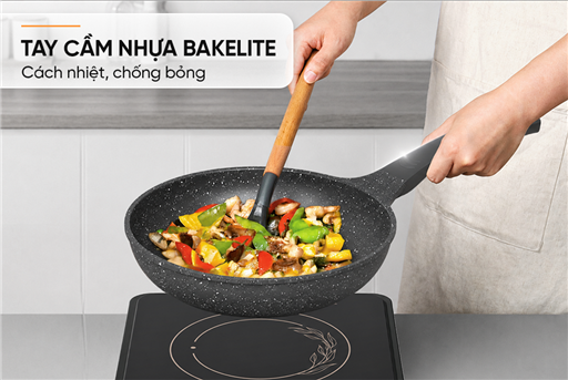 Chảo chống dính siêu bền Sunhouse SBD20B – ảnh 6