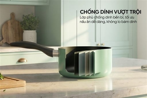 Quánh chống dính Sunhouse eco baby SHG14BB2 – ảnh 5