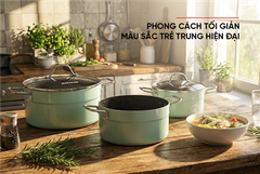 Bộ nồi nhôm chống dính đáy từ Sunhouse eco SHG1122MX ảnh 7