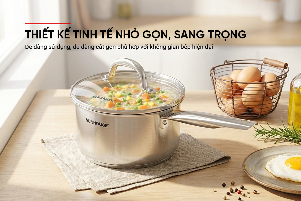 Quánh inox nắp kính Sunhouse SHG-MP18I – ảnh 5