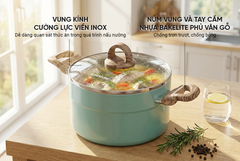 Nồi chống dính đáy từ Sunhouse eco SHG1122M1-20 ảnh 8