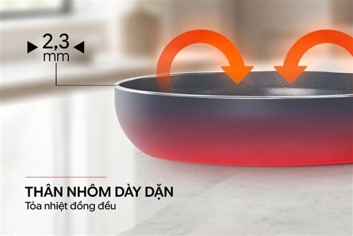 Chảo nhôm chống dính đáy từ Sunhouse SHM20MB – ảnh 8