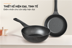 Chảo sâu chống dính siêu bền Sunhouse SBDS26B ảnh 4