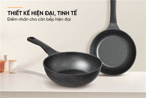 Chảo sâu chống dính siêu bền Sunhouse SBDS28B – ảnh 4