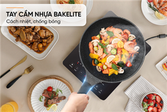 Chảo sâu chống dính siêu bền Sunhouse SBDS28B ảnh 5